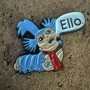 Labyrinth - Worm - Enamel Pin / Badge